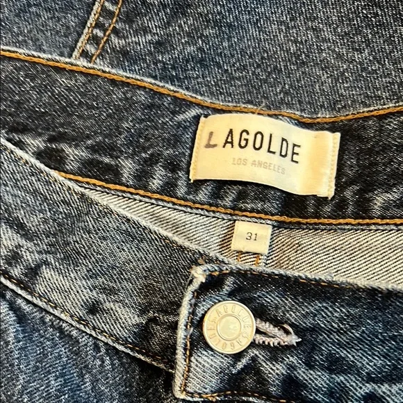 Agolde Blue Barrel Jeans 31 Tapered Baggy fit - Picture 3 of 6